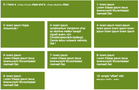 Une grille responsive avec CSS3 Flexbox et LESS (ou Sass) - Alsacreations